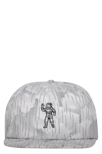 Billionaire Boys Club Baseball Hat With Flat Visor In Grey
