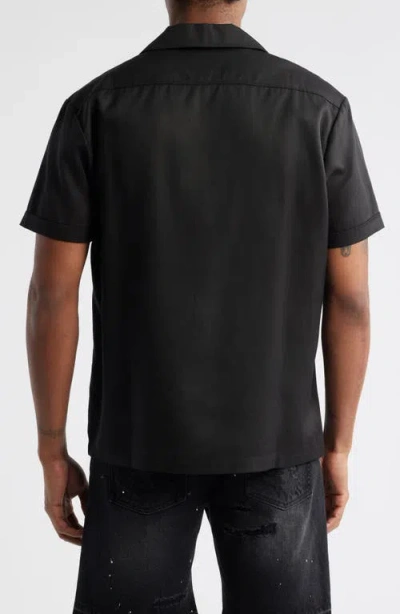 Billionaire Boys Club Antimatter Logo Camp Shirt In Black