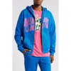 Billionaire Boys Club Arch Full Zip Hoodie In Olympian Blue