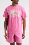 Billionaire Boys Club Arch Logo Graphic Cotton T-shirt In Pink