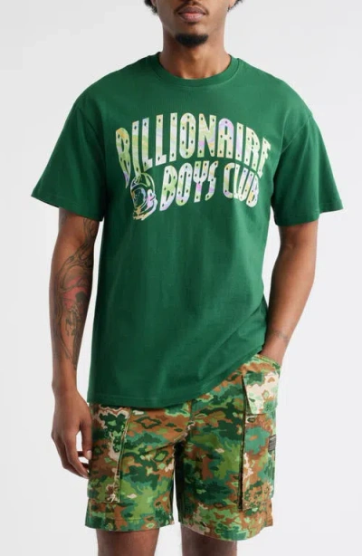 Billionaire Boys Club Arch Logo Graphic Cotton T-shirt In Green