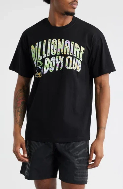 Billionaire Boys Club Arch Logo Graphic Cotton T-shirt In Black