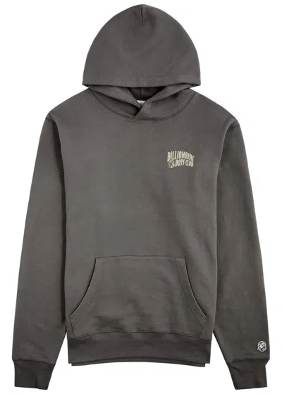 Billionaire Boys Club Arch Logo Hooded Cotton Sweatshirt In Grey