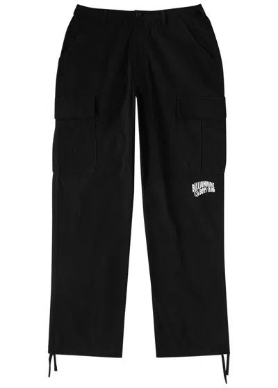 Billionaire Boys Club Arch Logo-print Cotton Cargo Trousers In Black
