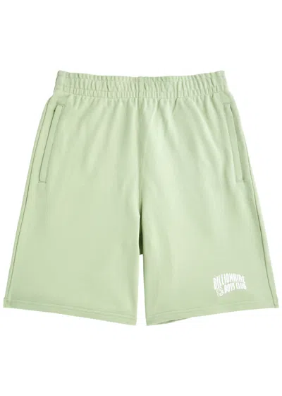 Billionaire Boys Club Arch Logo Printed Cotton Shorts In Green