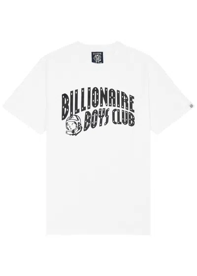 Billionaire Boys Club Arch Logo Printed Cotton T-shirt In White