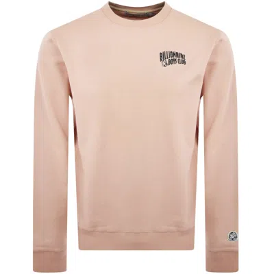 Billionaire Boys Club Arch Logo Sweatshirt Pink
