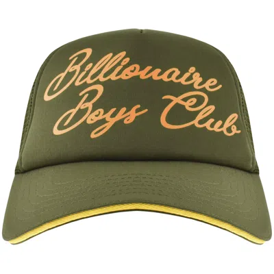 Billionaire Boys Club Arch Logo Trucker Cap Green