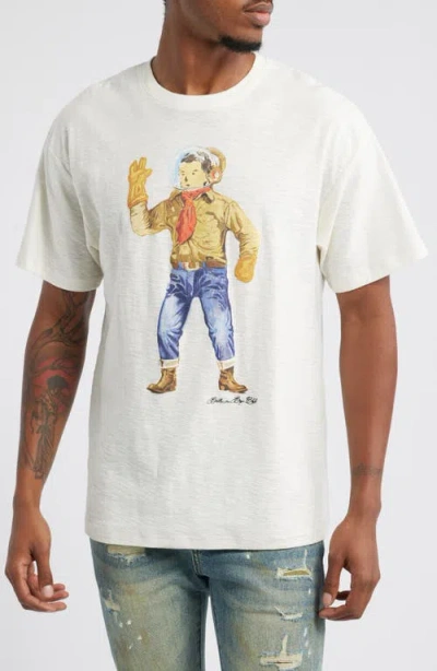 Billionaire Boys Club Astro Wrangler Cotton Graphic T-shirt In Whisper White