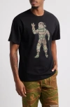 Billionaire Boys Club Astronaut Cotton Graphic T-shirt In Black