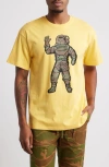 Billionaire Boys Club Astronaut Cotton Graphic T-shirt In Golden Cream