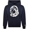 Billionaire Boys Club Long-sleeved Hooded Sweatshirt In Navy