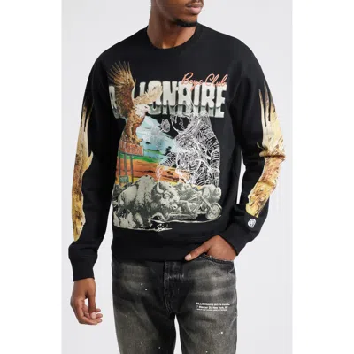 Billionaire Boys Club Bb Desert Eagle Crewneck Sweatshirt In Black