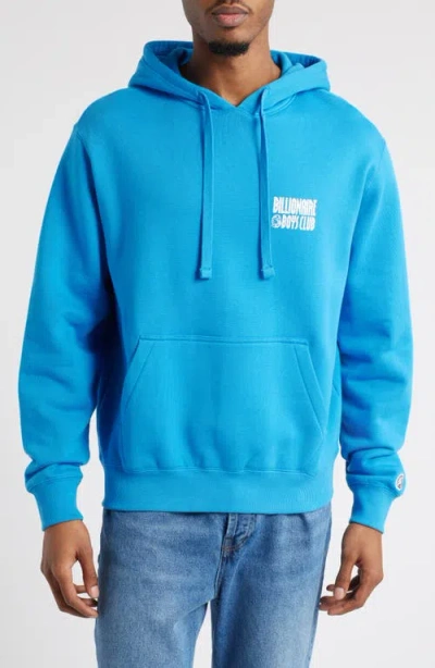 Billionaire Boys Club Bb Dune Alpha Graphic Hoodie In French Blue