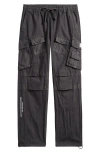 Billionaire Boys Club Bb Flagship Stargate Drawstring Cargo Pants In Black