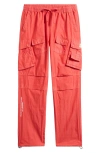 Billionaire Boys Club Bb Flagship Stargate Drawstring Cargo Pants In Red