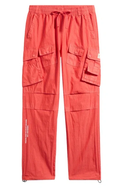 Billionaire Boys Club Bb Flagship Stargate Drawstring Cargo Pants In Red