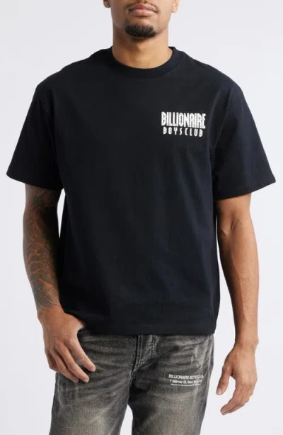 Billionaire Boys Club Bb Insignia Crop Graphic T-shirt In Black