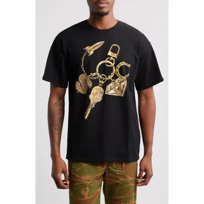 Billionaire Boys Club Bb Ketychain Graphic T-shirt In Black