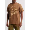Billionaire Boys Club Bb Ketychain Graphic T-shirt In Sepia