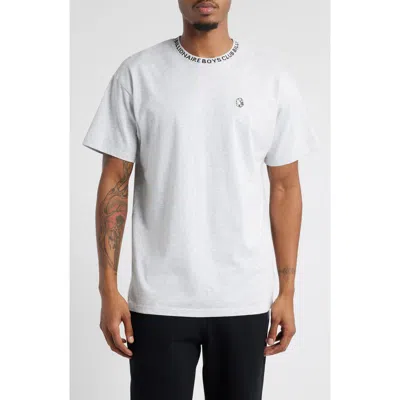 Billionaire Boys Club Bb Wrapped Cotton Crewneck T-shirt In Heather Grey