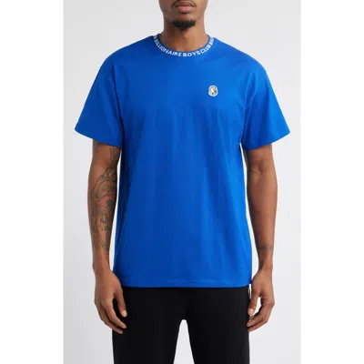 Billionaire Boys Club Bb Wrapped Cotton Crewneck T-shirt In Blue