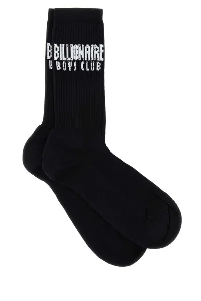 Billionaire Boys Club Black Stretch Cotton Blend Socks