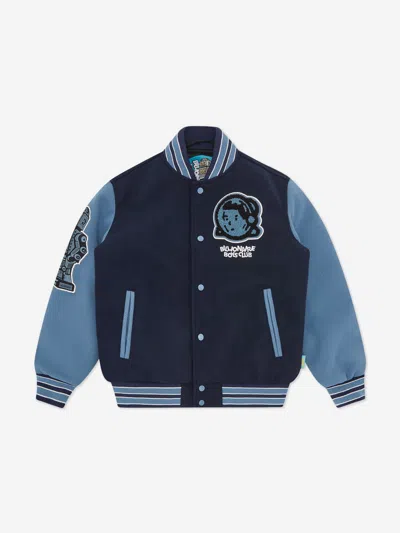 Billionaire Boys Club Kids'  Boys Astro Varsity Jacket In Blue