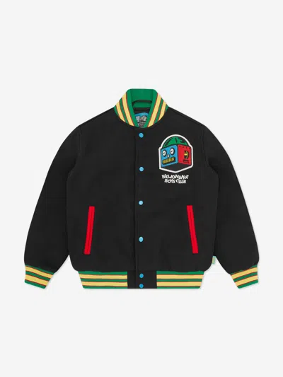 Billionaire Boys Club Kids'  Boys Robot Varsity Jacket In Black