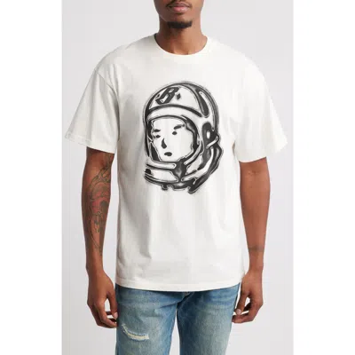 Billionaire Boys Club Branded Helmet Head Cotton Graphic T-shirt In Jet Stream