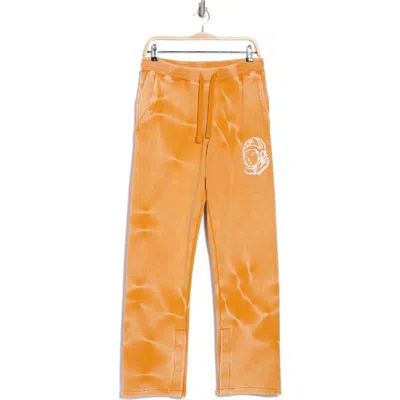 Billionaire Boys Club Chaps Logo Graphic Sweatpants In Bright Marigold