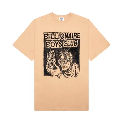 Pre-owned Billionaire Boys Club Discovery Short-sleeve Tee 'latte' In Tan