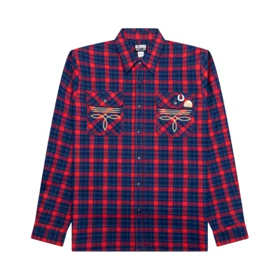 Pre-owned Billionaire Boys Club Dust Flannel 'racing Red'