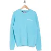 Billionaire Boys Club Fuzz Oversize Sweatshirt In Blue Topaz