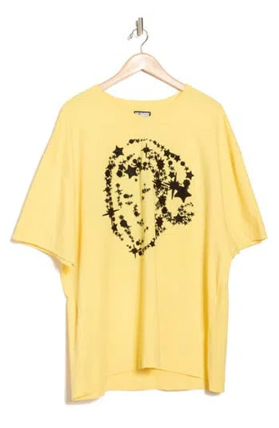 Billionaire Boys Club Heart & Mind Club Graphic T-shirt In Lemon Drop