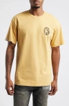 Billionaire Boys Club Heart & Mind Cotton Graphic T-shirt In Curry
