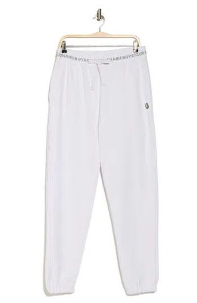 Billionaire Boys Club Helmet Cotton Blend Joggers In White