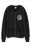 Billionaire Boys Club Helmet Head French Terry Zip Hoodie In Black
