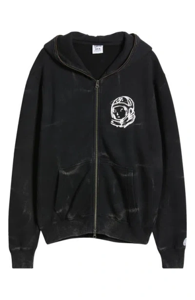 Billionaire Boys Club Helmet Head French Terry Zip Hoodie In Black