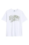 Billionaire Boys Club Inked Arch Logo Graphic Cotton T-shirt In White