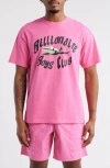 Billionaire Boys Club Jet Graphic T-shirt In Pink