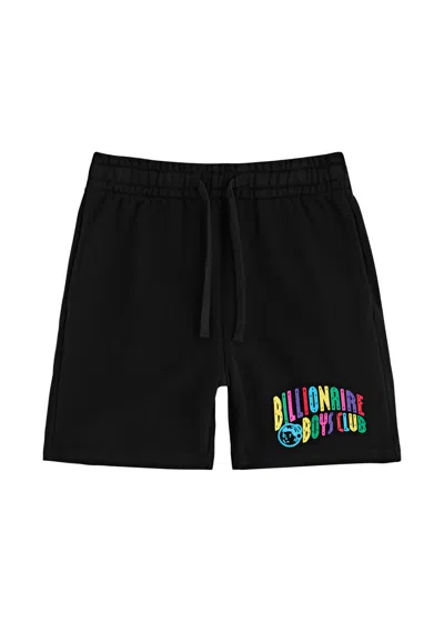 Billionaire Boys Club Kids Arch Logo-print Cotton Shorts In Black