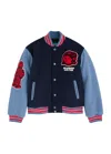 BILLIONAIRE BOYS CLUB BILLIONAIRE BOYS CLUB KIDS ASTRO PANELLED FELT VARSITY JACKET