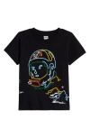 Billionaire Boys Club Kids' Clouds Cotton Graphic T-shirt In Black