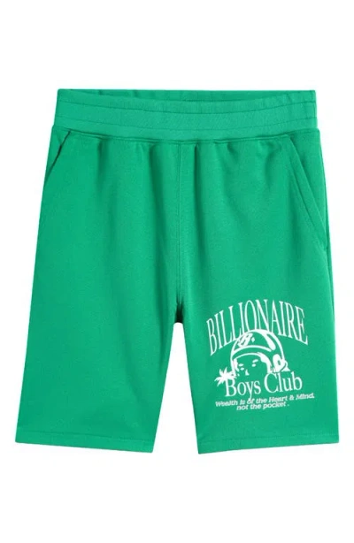 Billionaire Boys Club Kids' Ibiza Cotton Blend Shorts In Jelly Bean