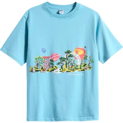 Billionaire Boys Club Kids Kokoro Graphic T-shirt In Milky Blue