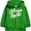 Billionaire Boys Club Kids' Og Zip Hoodie In Online Lime