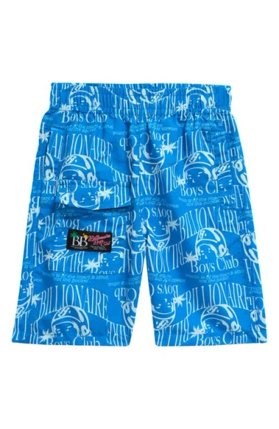 Billionaire Boys Club Kids' Paradise Nylon Shorts In Sky Diver