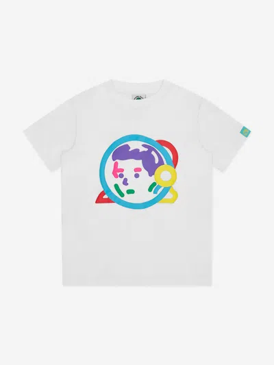 Billionaire Boys Club Kids Puff Print Astro Helmet T-shirt In White