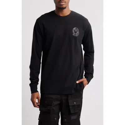 Billionaire Boys Club Line Helmet Long Sleeve Graphic T-shirt In Black